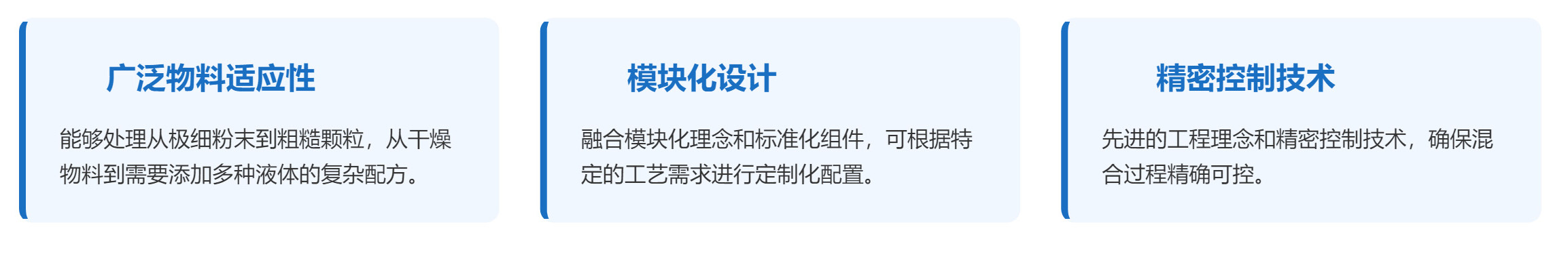 科尼樂(lè)連續(xù)式混合機(jī)產(chǎn)品特點(diǎn)